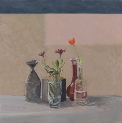 Orange Poppy - Bottles Cans by William Packer